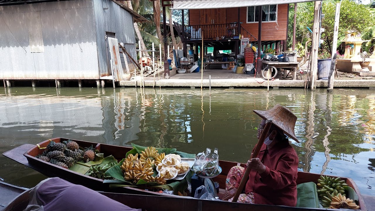 Újranyitott  a híres thai úszó piac, Damnoen Saduak ตลาดน้ำดำเนินสะดวก