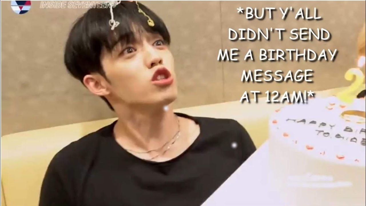 Seventeen's birthday surprises are legendary (woozi has superpowers)