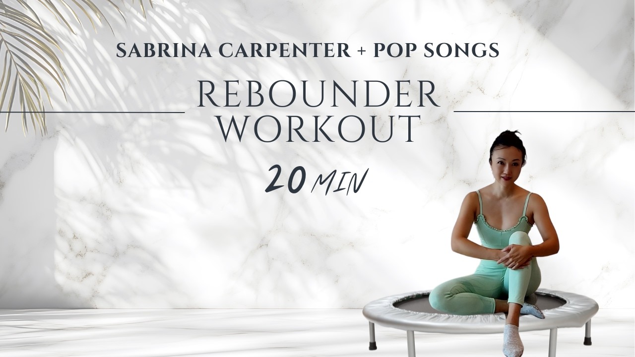 20 MIN FAT BURN REBOUNDER WORKOUT | MINI TRAMPOLINE WEIGHT LOSS | STRENGTH & CARDIO ALL LEVELS