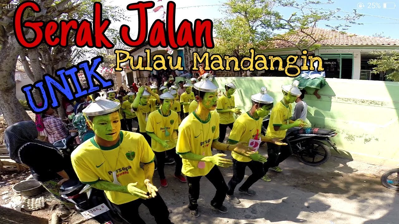 Ngakakkk!!! Gerak jalan unik P. Mandangin 2018