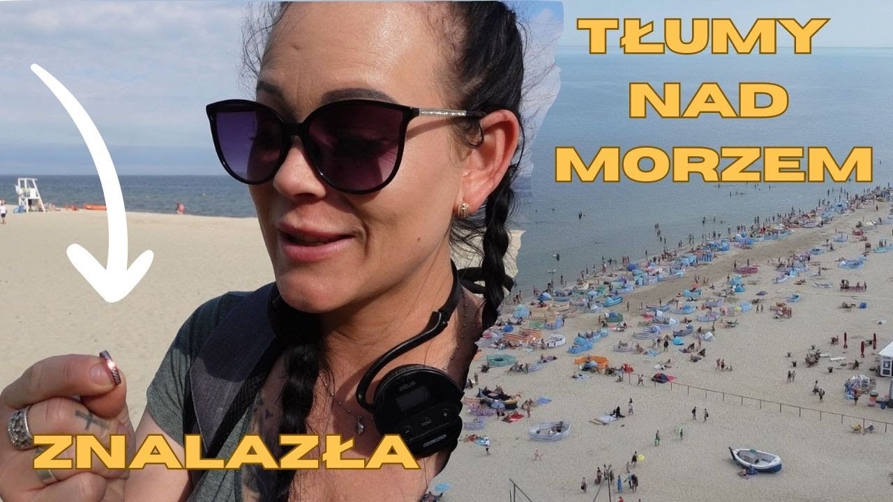 Ludzie nie mieścili się na plaży. Poggubili pieniądze i biżuterie. Randka w Jantarze. Wakacje #2023