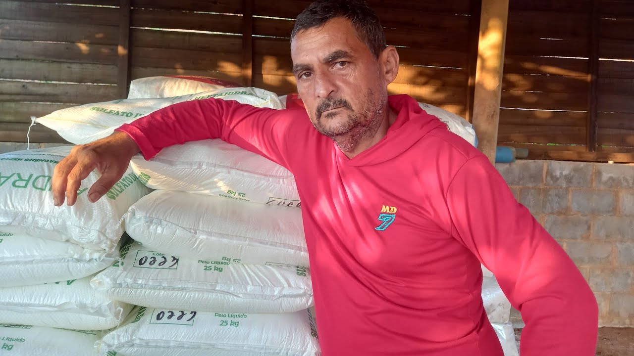 veija os adubo gue jogamos na lavoura. depois da florada
