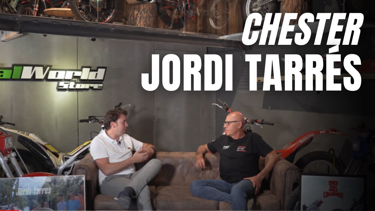 Chester con Jordi Tarrés: su visión crítica sobre el futuro y pasado del Trial