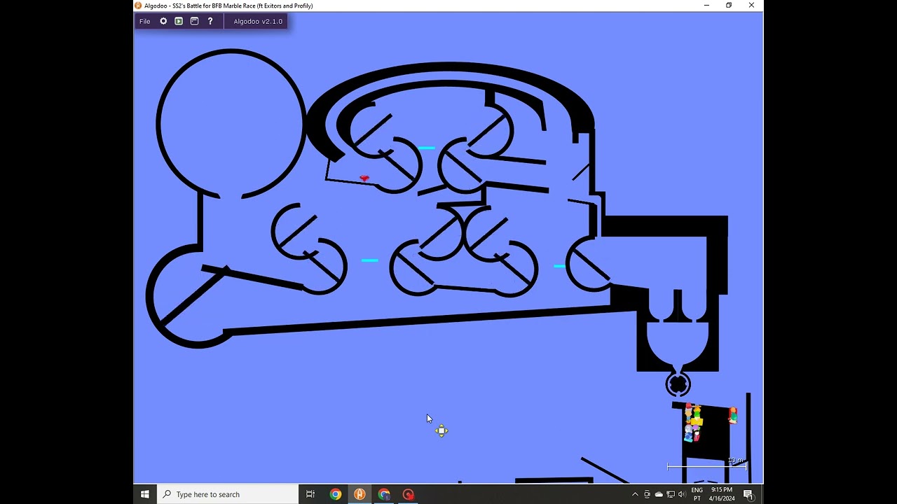 Shiny Server 2's Battle for BFB Marble Race (FT. Profily and Exitors)