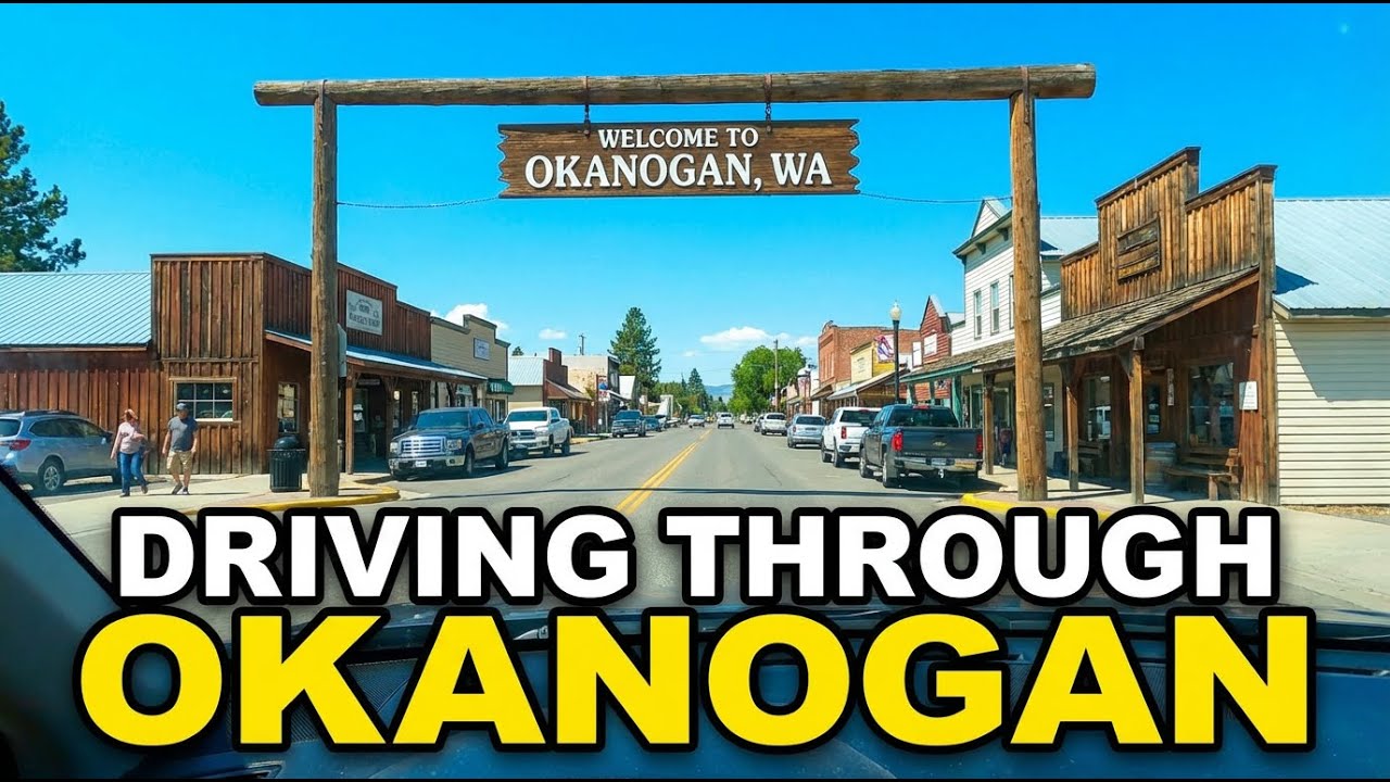 Driving Through Okanogan, Washington
