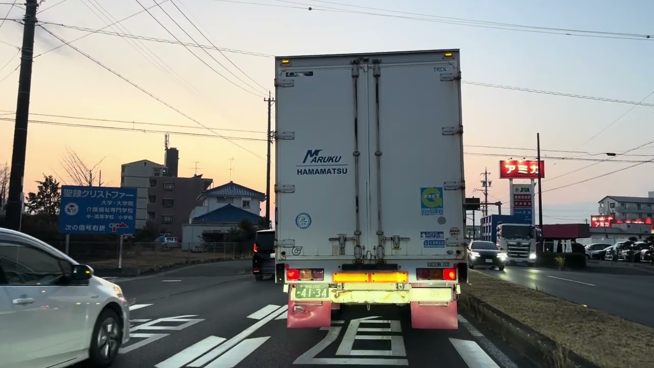 Enjoy the driving in Japan! Local street scenes of Japan! Enjoy the Japanese atmosphere.