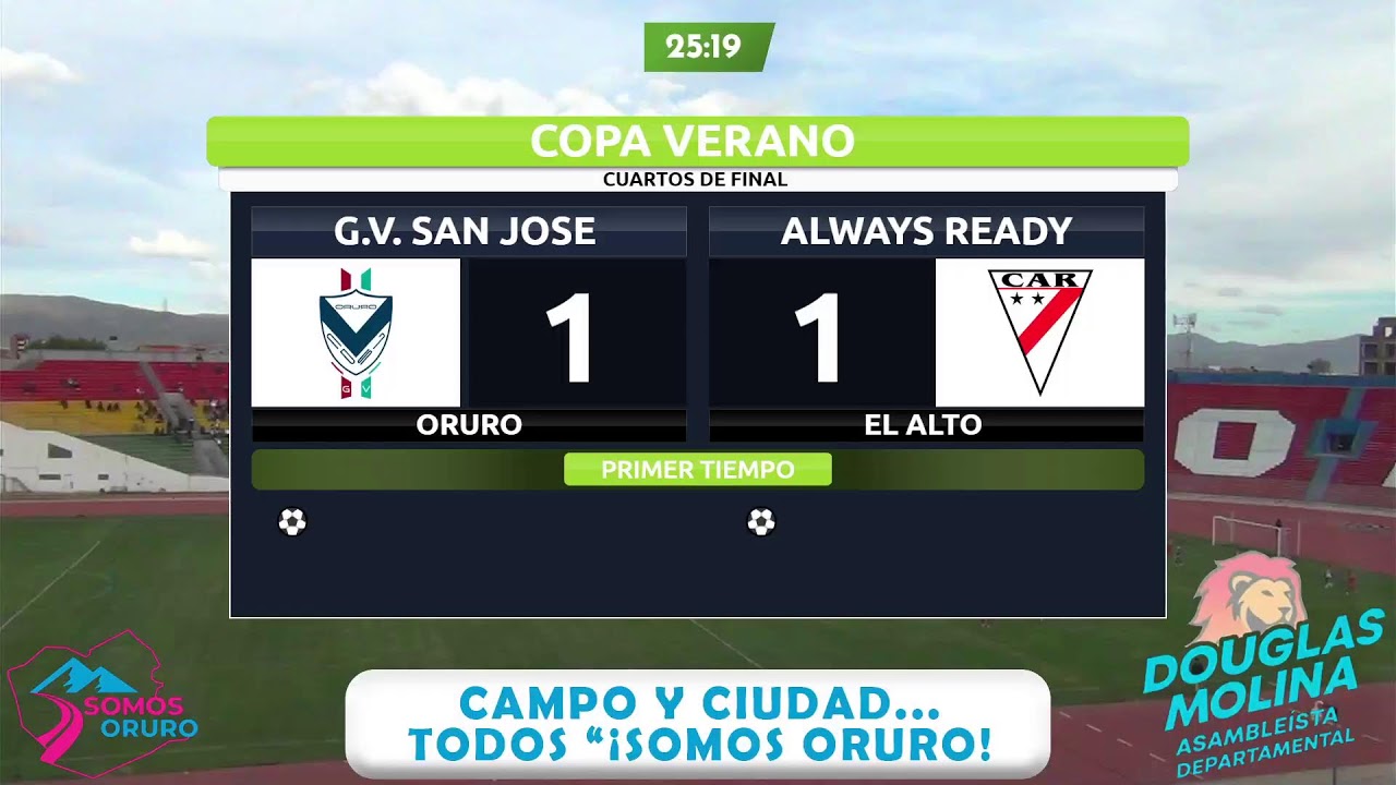 G.V. SAN JOSÈ vs C.D.T. REAL ORURO