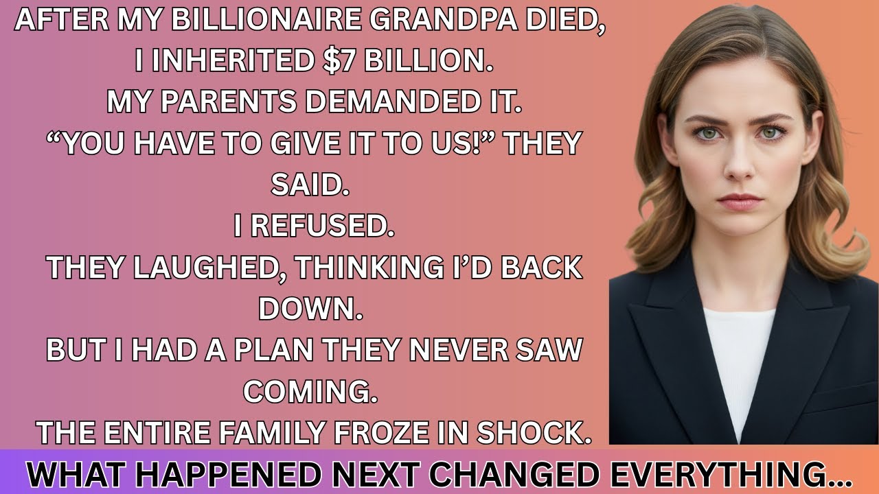 After My Billionaire Grandpa Died, I Inherited $7 Billion — My Parents Demanded It, and I Refused