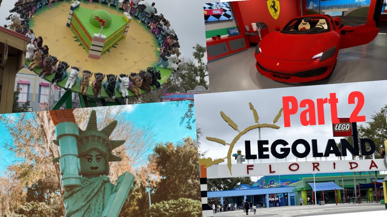 LEGOLAND Florida Part 2 | Dragon Ride, Driving School & LEGO Movie World | Kannada Vlog USA