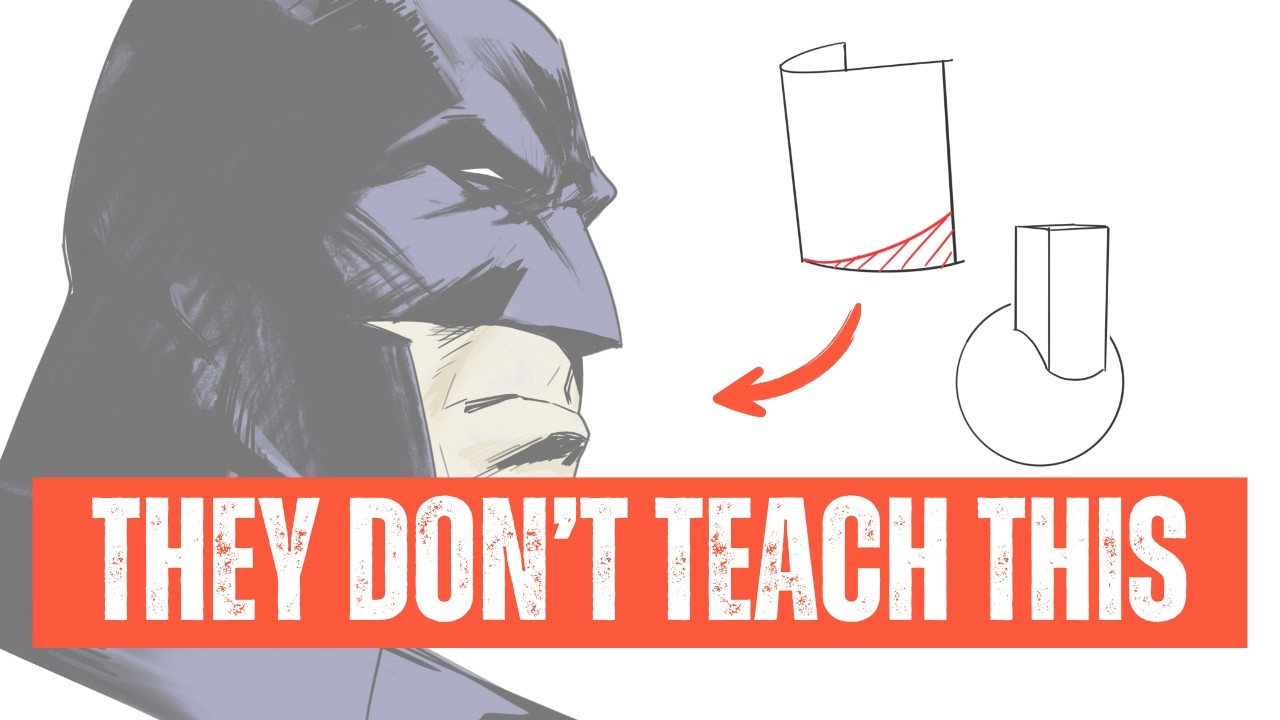 2 Drawing Techniques that BLOW YOUR MIND [Batman from Imagination for Beginners]