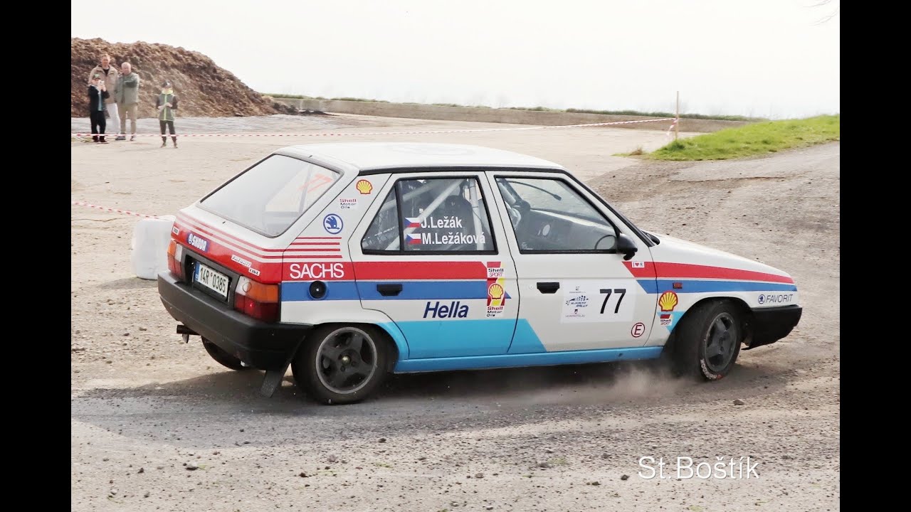 2. Slovácká Rally 2025 RZ3 Litenčice #77 Ležák & Ležáková-Škoda Favorit