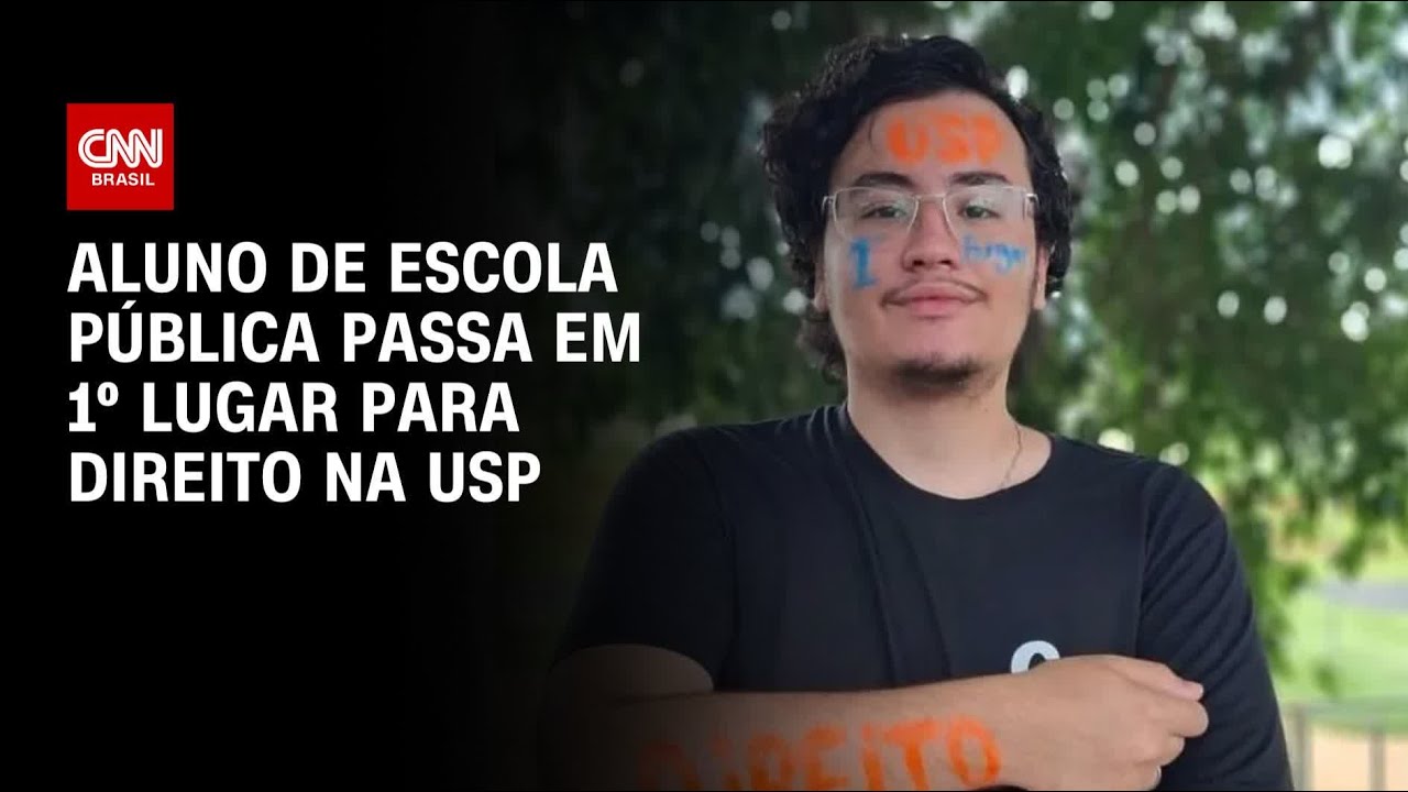 Aluno que passou em 1º lugar para Direito na USP dá dicas de como se planejar | AGORA CNN