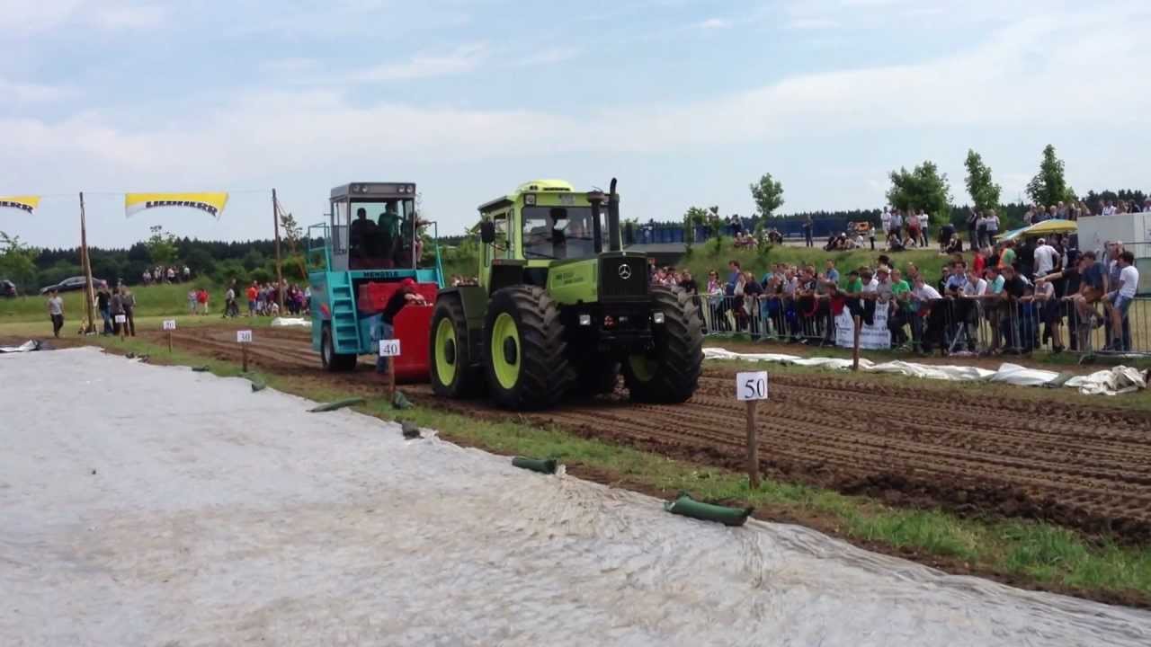 MB trac 1600 beim bremswagenziehen 2012 in zorneding
