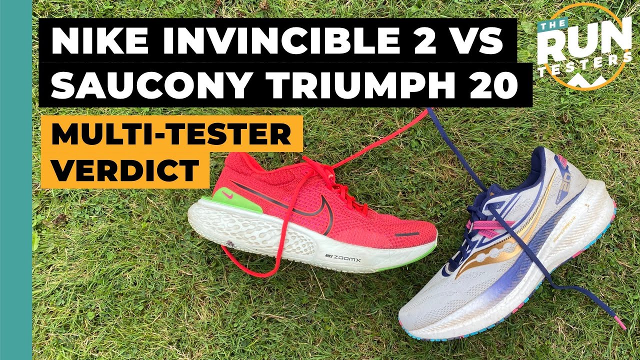 Nike Invincible 2 vs Saucony Triumph 20: Two of the best cushioned shoes go head-to-head