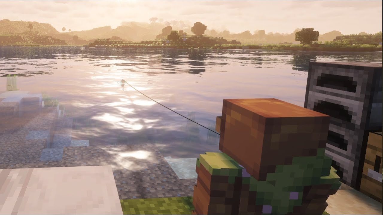Deep talk while i fish in my minecraft Forever world