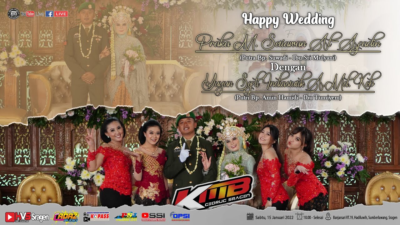 Live Wedding Setiawan & Sefli | Campursari KMB (GedrugSragen) | CADAZ Audio | HVS Sragen1