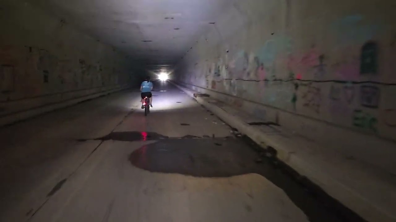 Biking the Abandoned Turnpike Rays Hill Tunnel