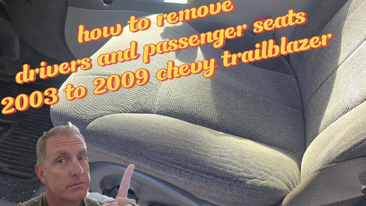 Как снять водительское сиденье в Chevrolet Trailblazer 2004 года выпуска? Снятие пассажирского си...