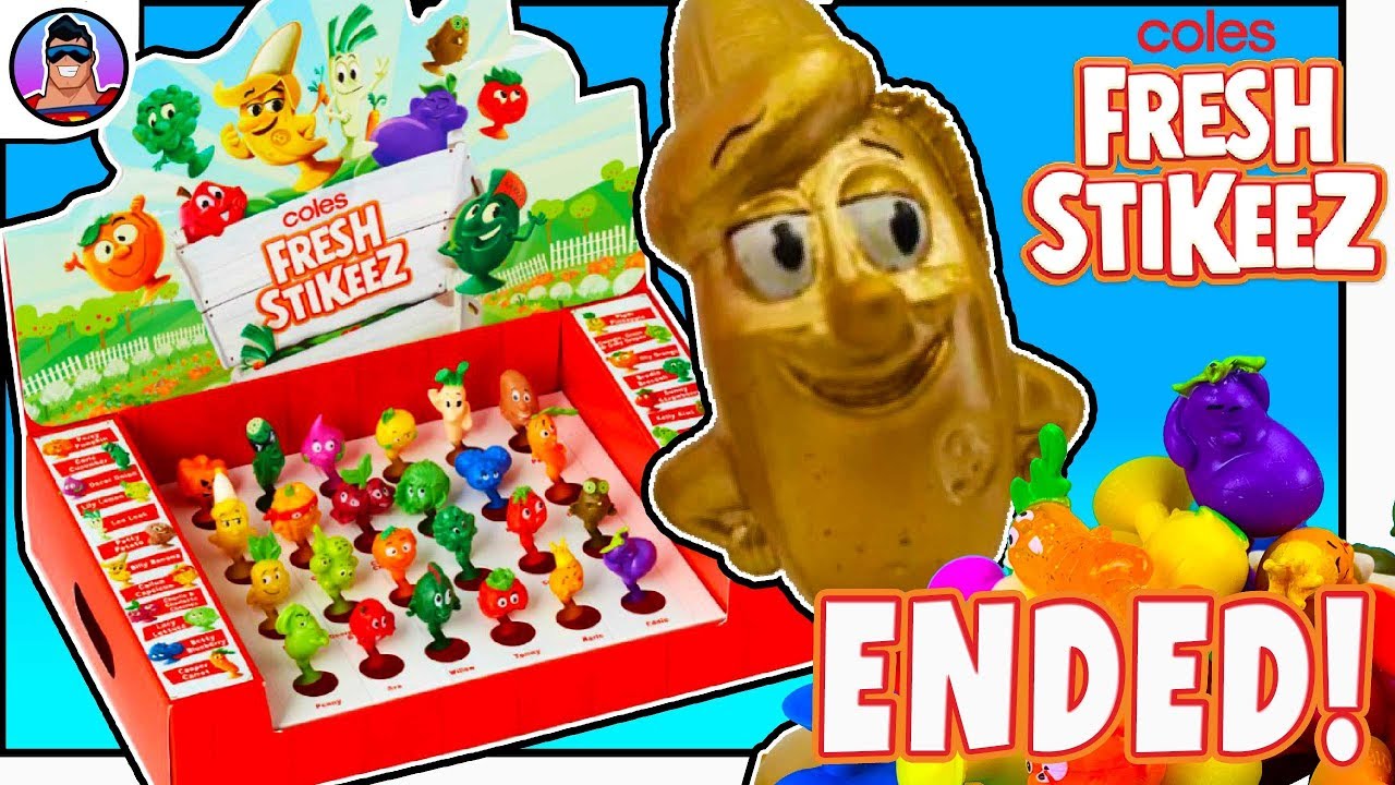 Coles Fresh STIKEEZ Collectibles has ENDED! 😱 |  LAST BUNCH LEFT TO OPEN!!!!  |  RARE Stikeez!!