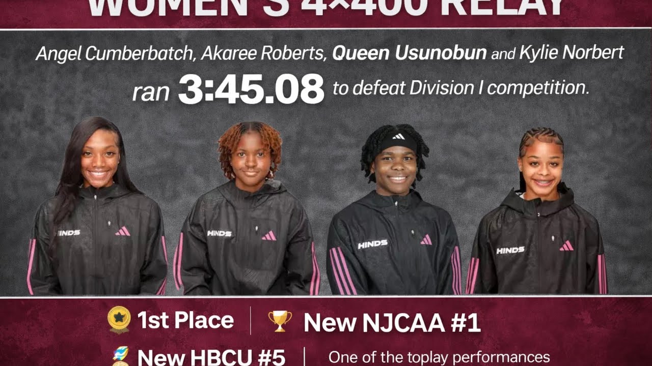 UAB Blazer Invite 4x400m Angel,Akaree,Queen,Kylie