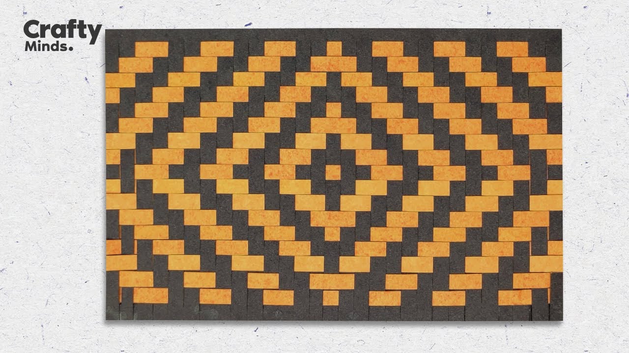 Paper Weaving Craft: Unique Ideas for Home Decor| Crafty Minds