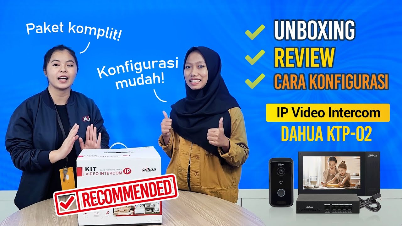 Unboxing, review & cara pengaturan video intercom Dahua Indonesia