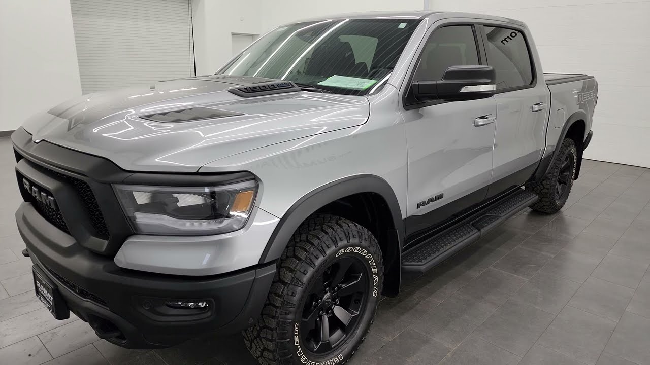 2021 RAM 1500 REBEL LEVEL 2 HEMI NAV BILLET SILVER 4K WALKAROUND 13849Z SOLD!