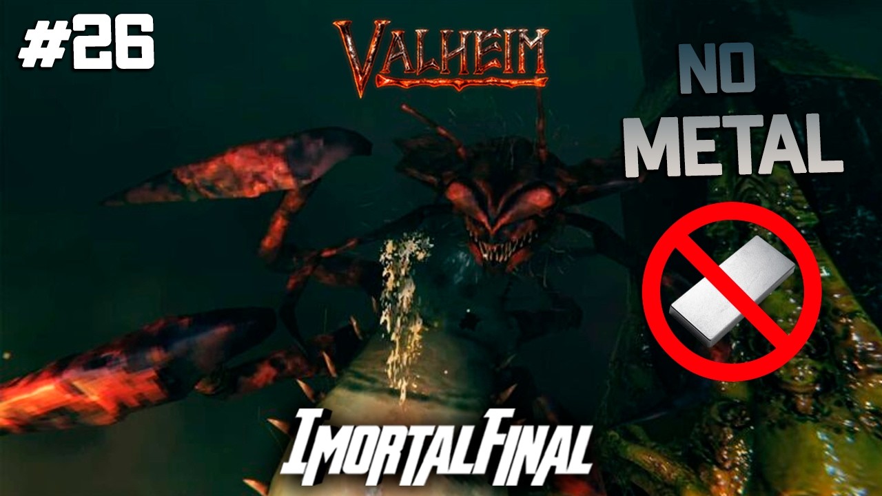 SAGA NO METAL EP. 26 PESADELO COM A RAINHA - VALHEIM 🎥