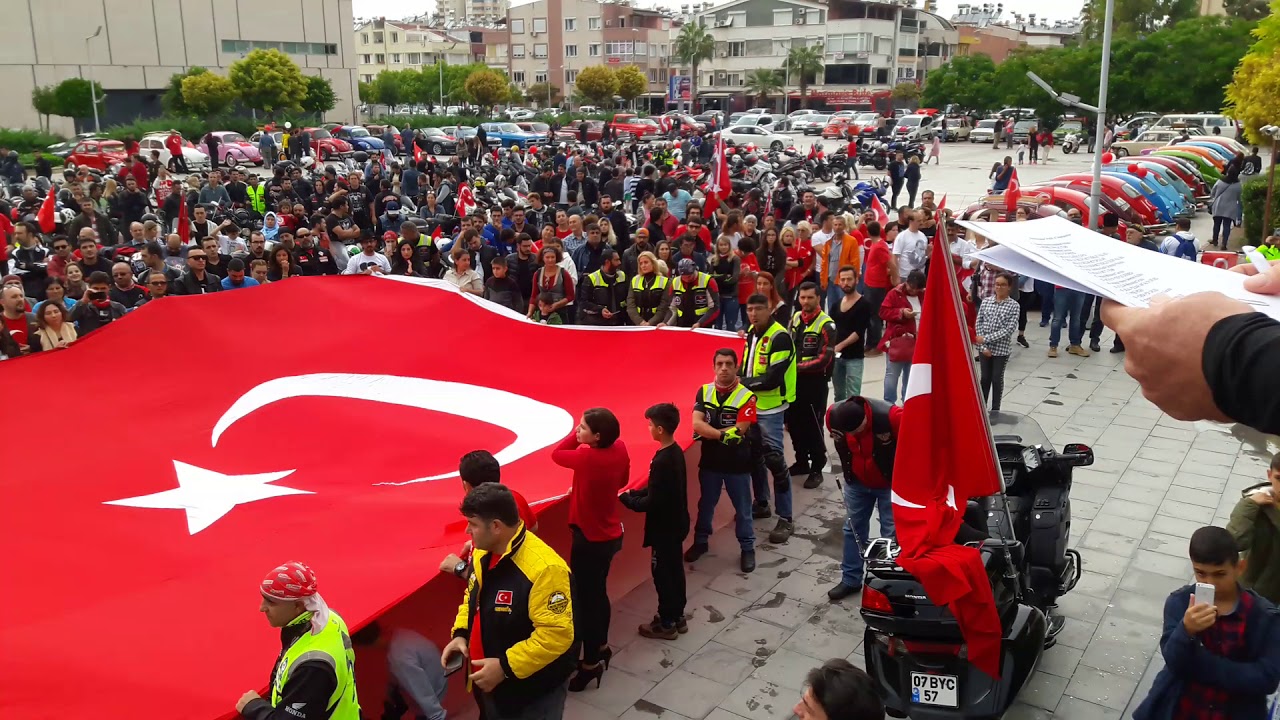 Cumhuriyet Korteji 2017  Antalya  Katılımcıların Anonsu