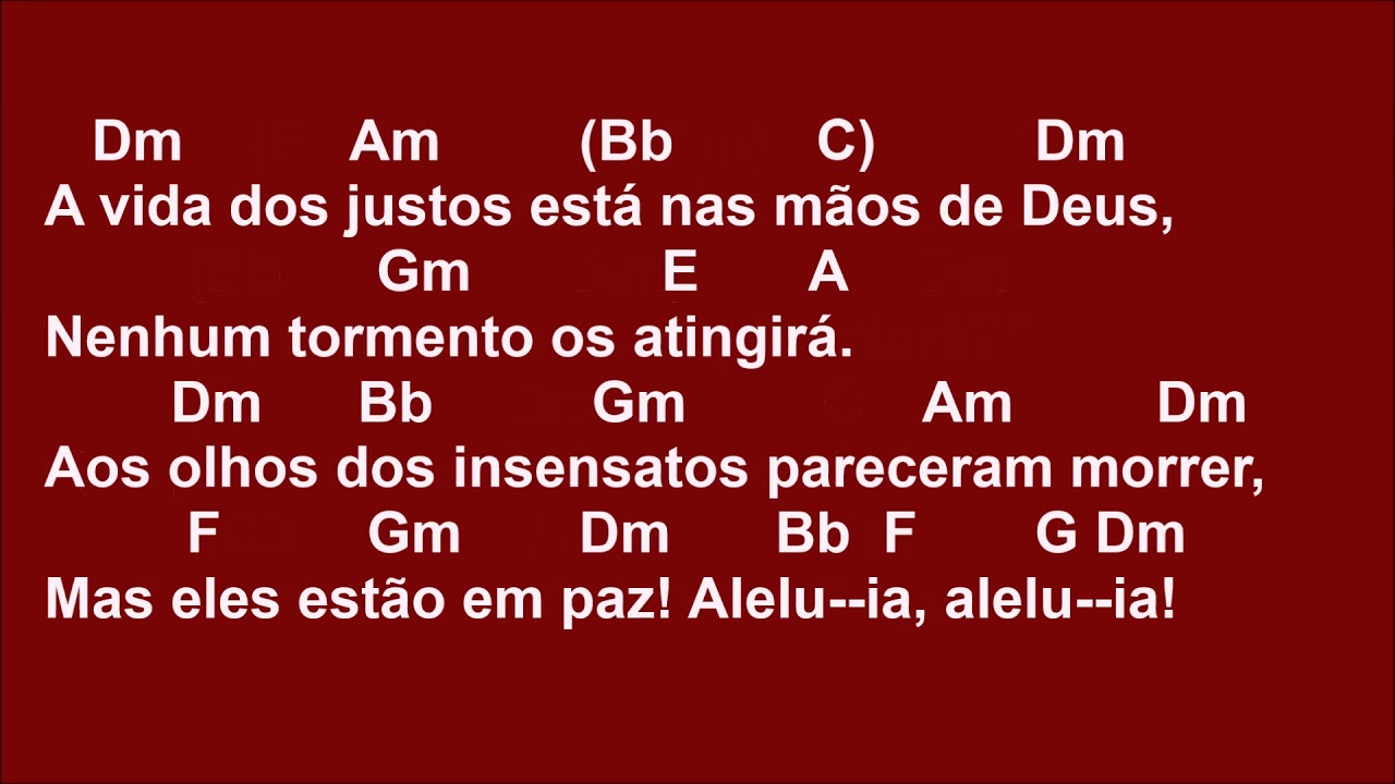 [OFERTÓRIO] A VIDA DOS JUSTOS