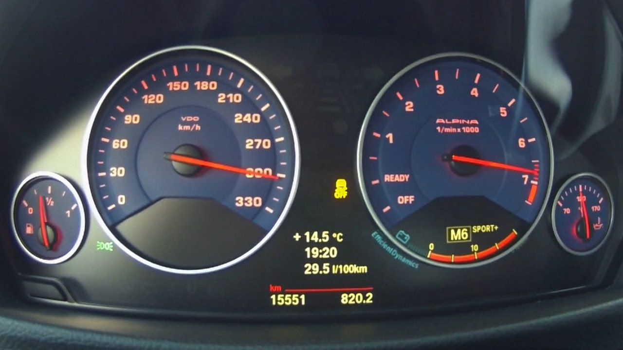 Alpina B3 BiTurbo 2014 - acceleration 0-300 km/h
