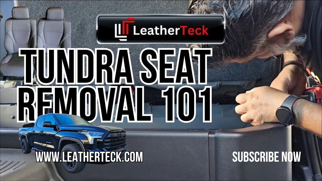 How to Remove Seats in a Toyota Tundra (2022-2025) | 2022 Double Cab SR5 DIY Guide