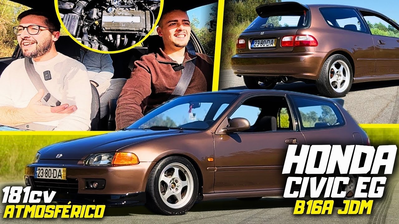 O HONDA CIVIC EG do SR.AMÁVEL com MOTOR RARO ! *BARULHO INCRIVEL* | RVHTUNE