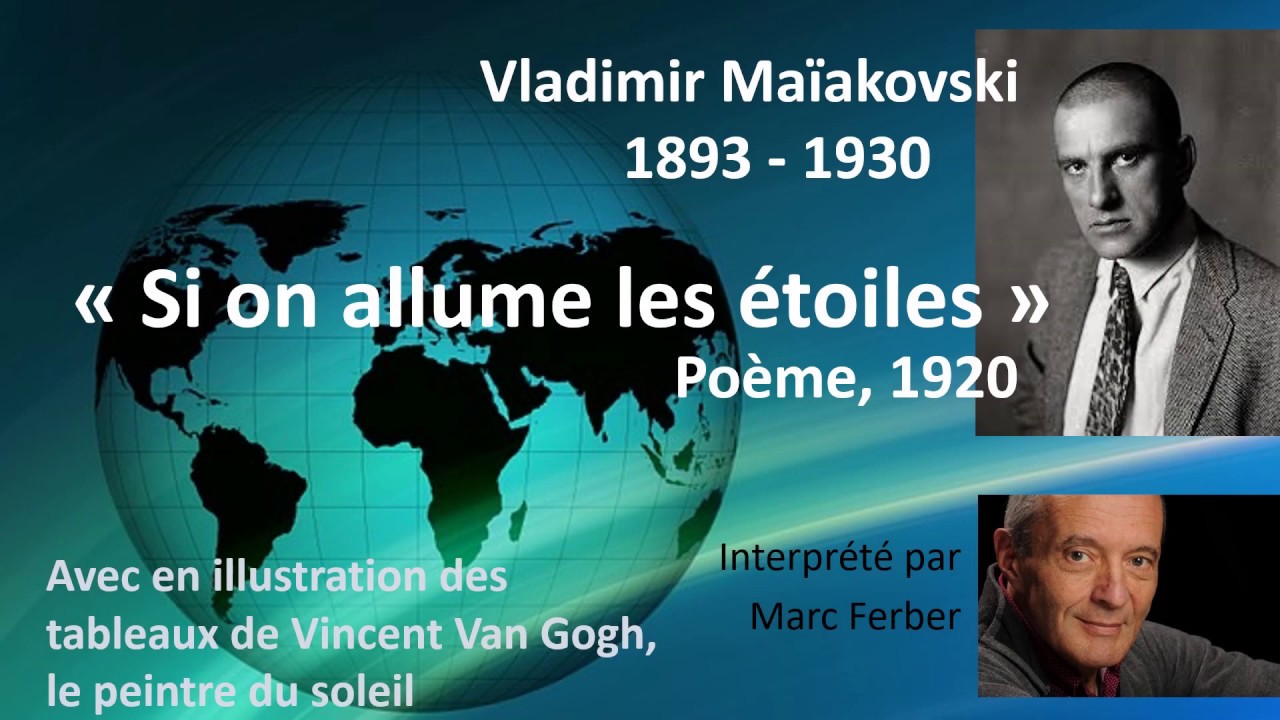 Vladimir Maïakovski  - Si on allume les étoiles - Poème, 1920