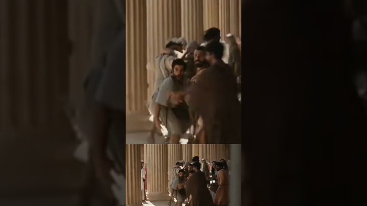 Jesús es apedreado en el Templo