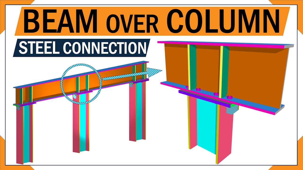 Understanding Steel Frame construction | steel connections | 3D animation