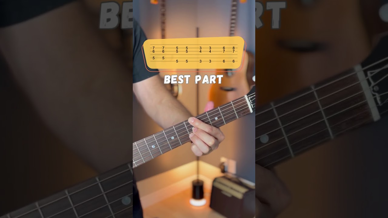 best part (daniel caesar, H.E.R.) guitar tutorial