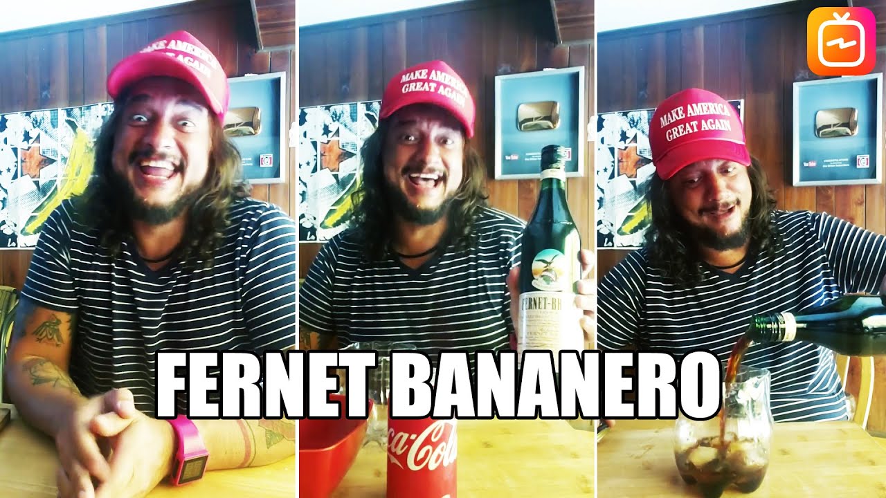 EL BANANERO SE PREPARA UN FERNET CON COCA !! #ChupateEsta