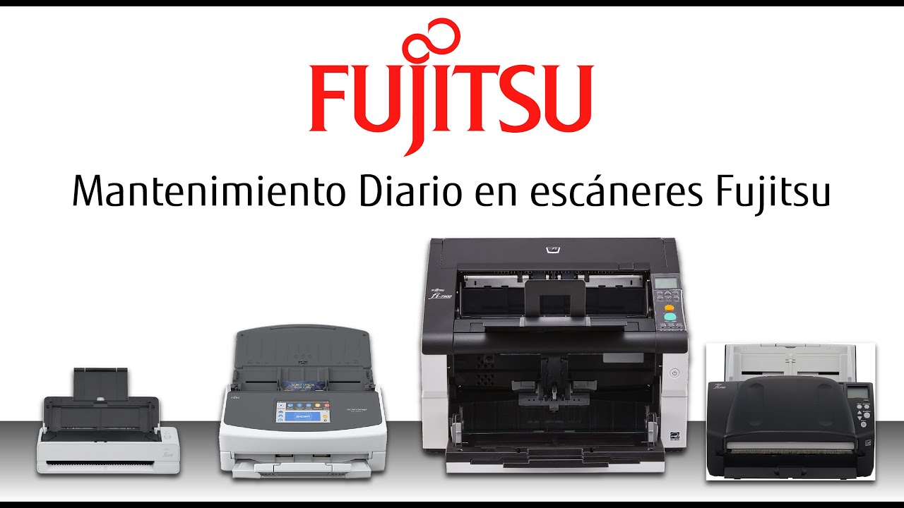 Mantenimiento diario de escáneres Fujitsu