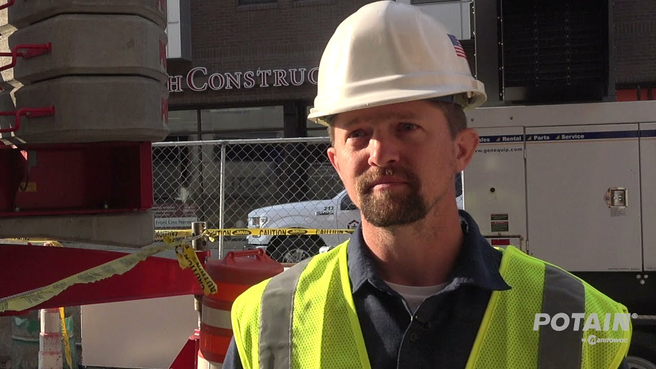 Potain self-erecting cranes work where other lifting equipment can&rsquo;t