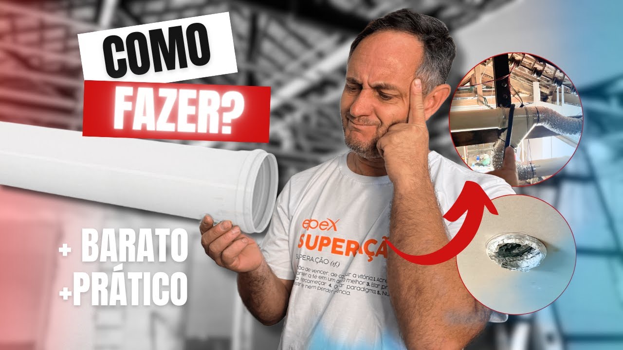RENOVAÇÃO DE AR COM PVC - ECONOMIA E PRATICIDADE PARA ESPAÇOS PEQUENOS!