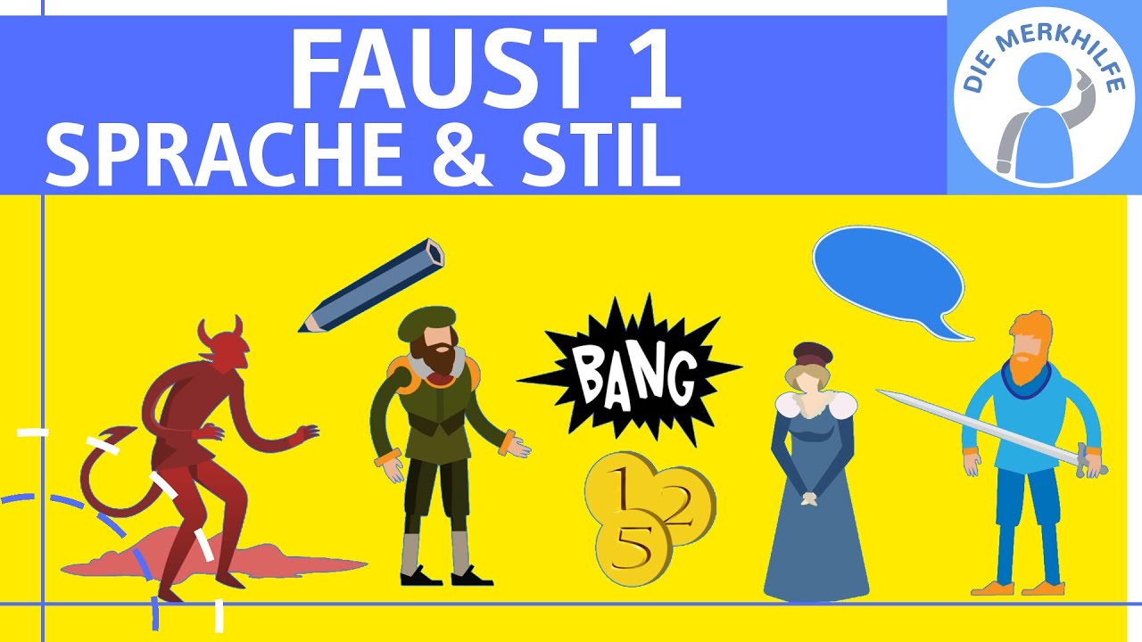Faust 1 - Sprache & Stil - Formale Analyse - Sprachgestaltung, Verse, Rhythmus, Liedform & Figuren