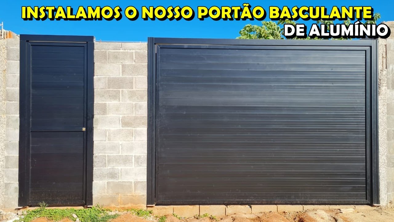 Como Instalar o Kit de Portão Basculante de Alumínio da GAREN