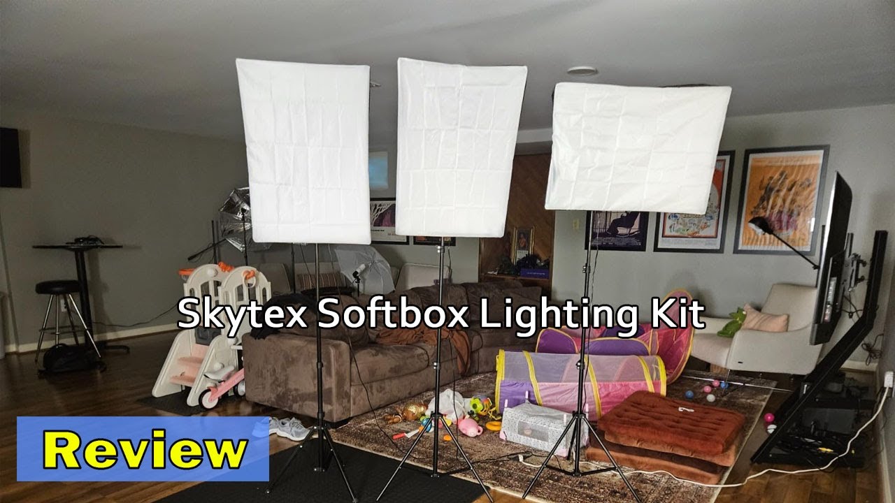 Skytex Softbox Lighting Kit - How To Use & Review