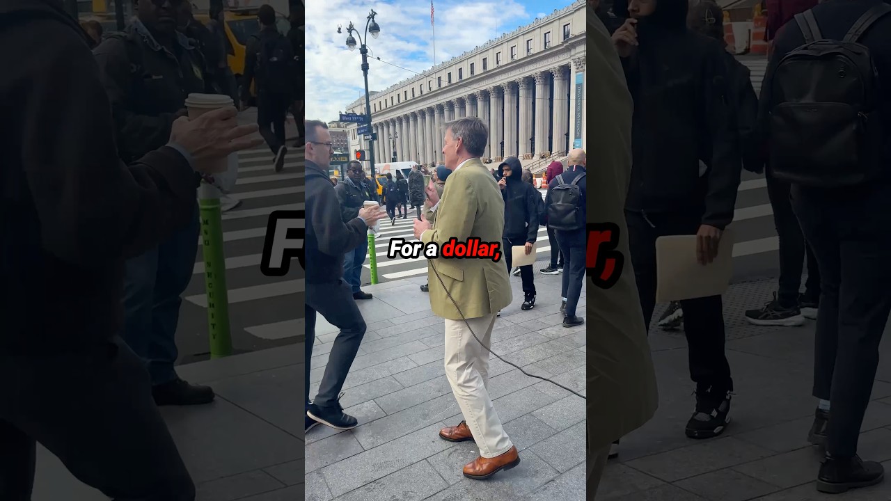 Майкл Льюис проверяет знания жителей Нью-Йорка в области финансов за доллар | &laquo;Большая короткая п...