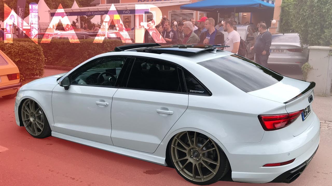 ENCONTREI UM AUDI RS3 COM SUSPENSÃO A AR E RODAS OZ NO WORTHERSEE 2019