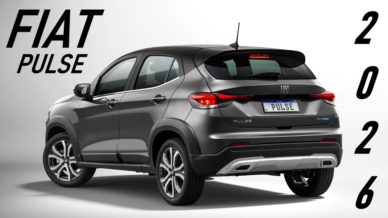 Новый 2026 Fiat Pulse Hybrid Subcompact Crossover SUV Facelift