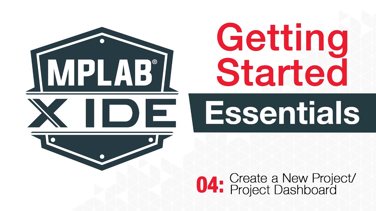 Основы MPLABX® IDE - 04: Создание нового проекта Панель управления проектом