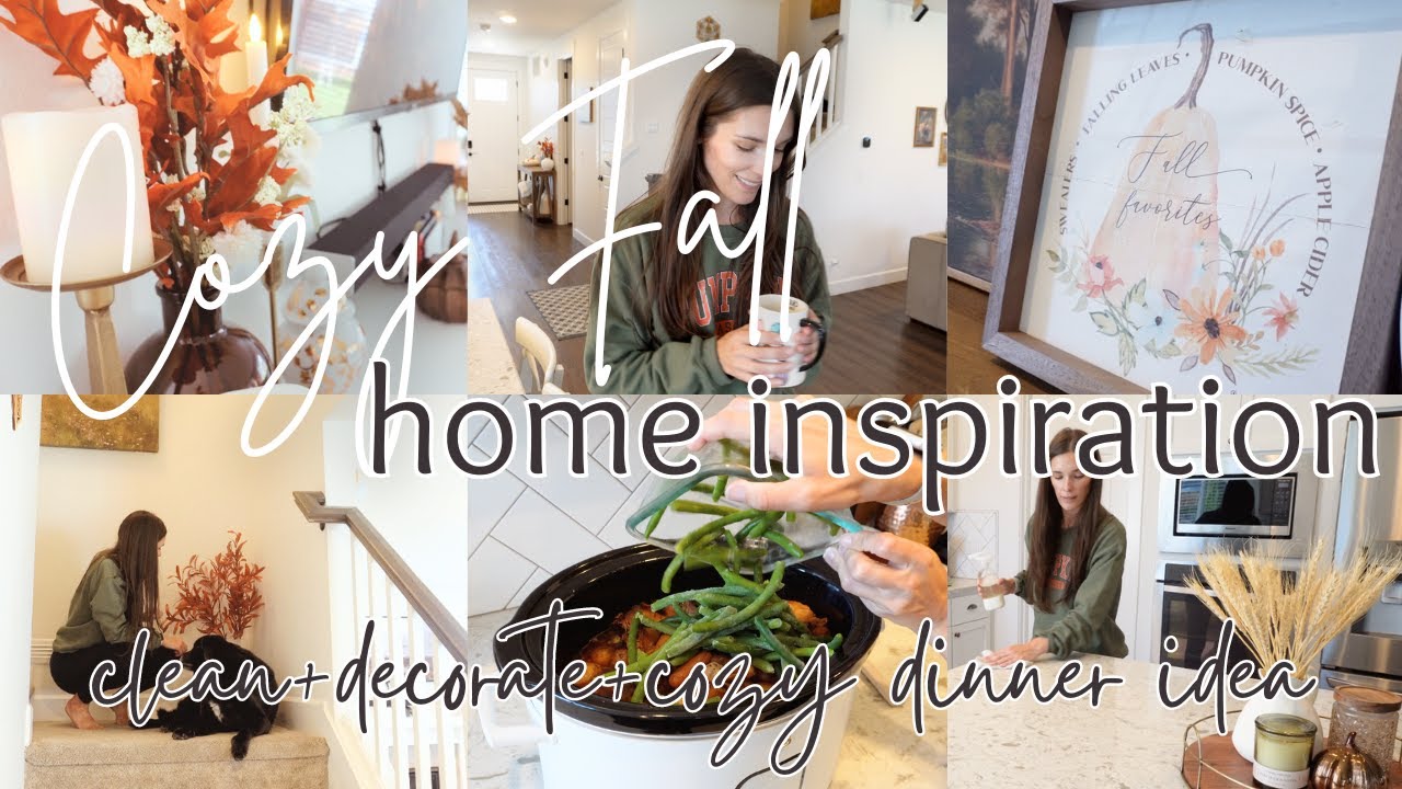 NEW FALL 2024 CLEAN AND DECORATE WITH ME! 2024 Cozy Clean With Me! Fall Home Inspiration!