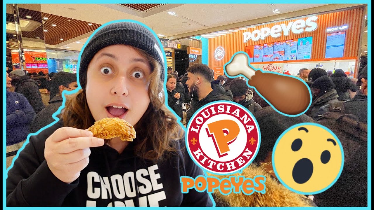 I Waited TWO Hours for POPEYES Chicken! (London Opening)